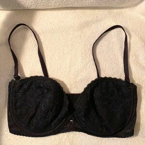 *HP* Wacoal black bra with detachable straps